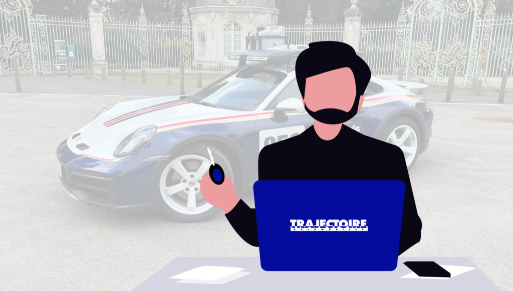 Illustration Trajectoire Automobiles Livraison et Immatriculation